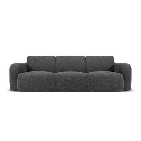 Molino 3-Sitzer Sofa mit Bezug aus Boucle (Bal2083) in Dunkelgrau, 235x95 cm – Bild 1