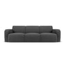 Molino 3-Sitzer Sofa mit Bezug aus Boucle (Bal2083) in Dunkelgrau, 235x95 cm – Bild 1