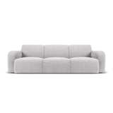 Molino 3-Sitzer Sofa mit Bezug aus Boucle (Bal2085) in Hellgrau, 235x95 cm – Bild 1