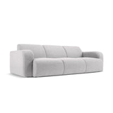 Molino 3-Sitzer Sofa mit Bezug aus Boucle (Bal2085) in Hellgrau, 235x95 cm – Bild 3