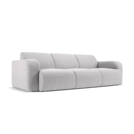 Molino 3-Sitzer Sofa mit Bezug aus Boucle (Bal2085) in Hellgrau, 235x95 cm – Bild 3