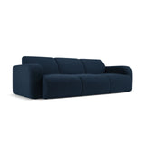 Molino 3-Sitzer Sofa mit Bezug aus Boucle (Bal2088) in Dunkelblau, 235x95 cm – Bild 3