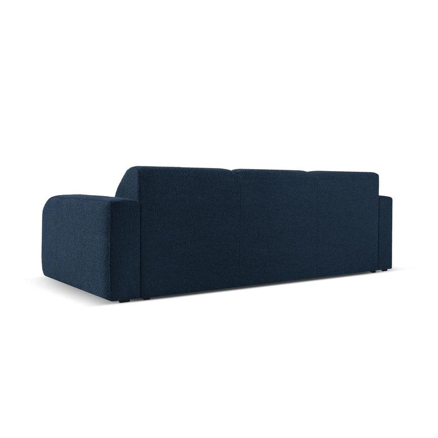 Molino 3-Sitzer Sofa mit Bezug aus Boucle (Bal2088) in Dunkelblau, 235x95 cm – Bild 4