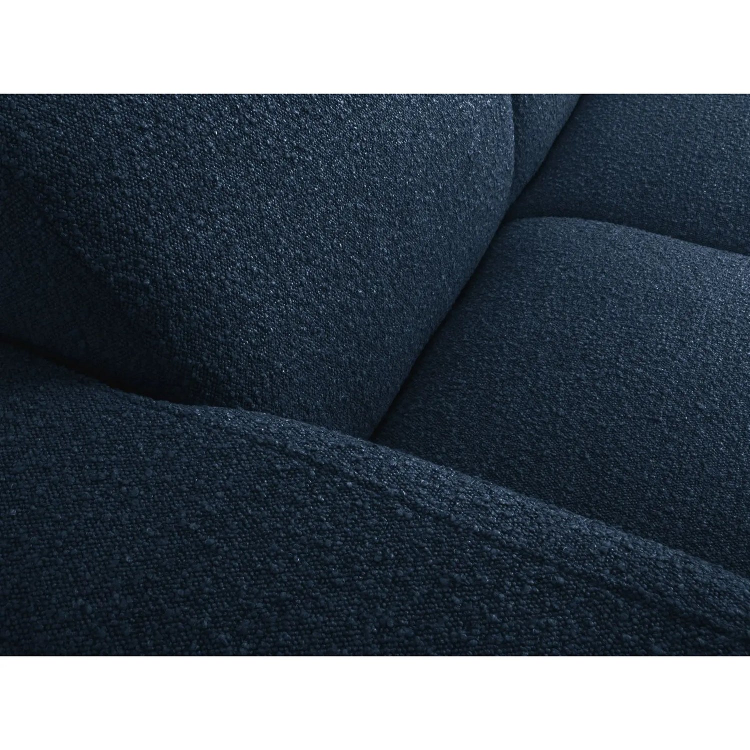 Molino 3-Sitzer Sofa mit Bezug aus Boucle (Bal2088) in Dunkelblau, 235x95 cm – Bild 5