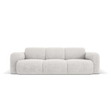 Molino 3-Sitzer Sofa mit Bezug aus Chenille (Haga06) in Hellgrau, 235x95 cm – Bild 1