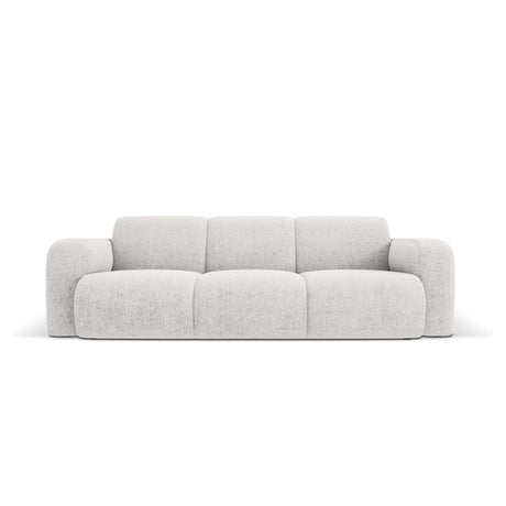 Molino 3-Sitzer Sofa mit Bezug aus Chenille (Haga06) in Hellgrau, 235x95 cm – Bild 1