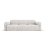 Molino 3-Sitzer Sofa mit Bezug aus Chenille (Haga06) in Hellgrau, 235x95 cm – Bild 1