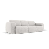 Molino 3-Sitzer Sofa mit Bezug aus Chenille (Haga06) in Hellgrau, 235x95 cm – Bild 4