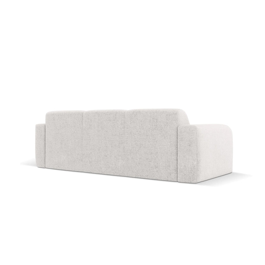 Molino 3-Sitzer Sofa mit Bezug aus Chenille (Haga06) in Hellgrau, 235x95 cm – Bild 5