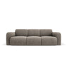 Molino 3-Sitzer Sofa mit Bezug aus Chenille (Haga16) in Grau, 235x95 cm – Bild 1
