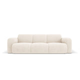 Molino 3-Sitzer Sofa mit Bezug aus Chenille (Haga23) in Leichtes Beige, 235x95 cm – Bild 1
