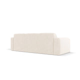 Molino 3-Sitzer Sofa mit Bezug aus Chenille (Haga23) in Leichtes Beige, 235x95 cm – Bild 5