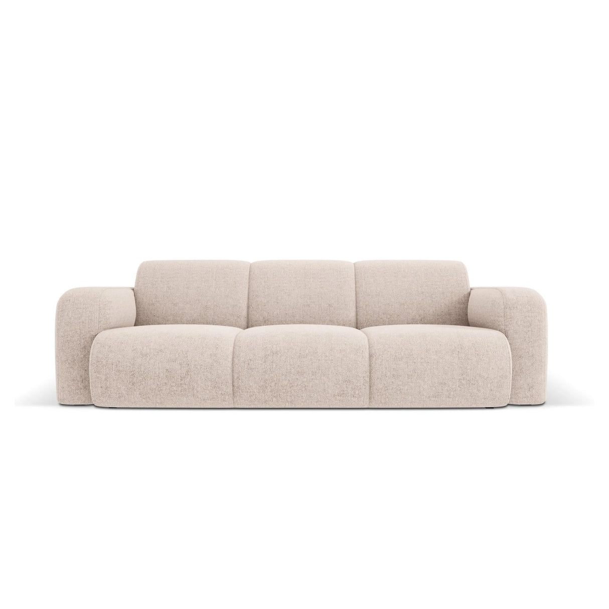 Molino 3-Sitzer Sofa mit Bezug aus Chenille (Haga30) in Beige, 235x95 cm – Bild 1