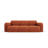 Molino 3-Sitzer Sofa mit Bezug aus Chenille (Haga44) in Terrakotta, 235x95 cm – Bild 1