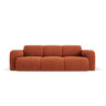 Molino 3-Sitzer Sofa mit Bezug aus Chenille (Haga44) in Terrakotta, 235x95 cm – Bild 1