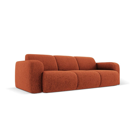Molino 3-Sitzer Sofa mit Bezug aus Chenille (Haga44) in Terrakotta, 235x95 cm – Bild 4