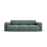 Molino 3-Sitzer Sofa mit Bezug aus Chenille (Haga78) in Petrol, 235x95 cm – Bild 1