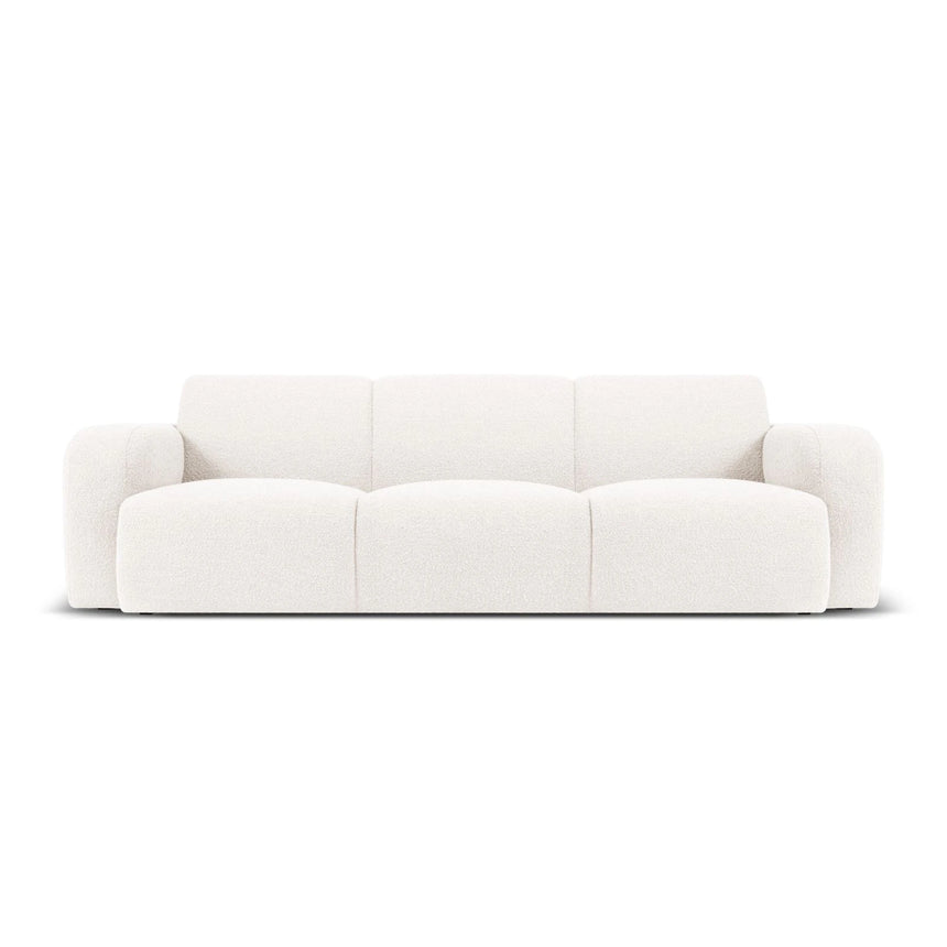 Molino 3-Sitzer Sofa mit Bezug aus Chenille oder Boucle, 235x95 cm – Bild 1