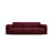 Molino 3-Sitzer Sofa mit Bezug aus Chenille (Reb10) in Bordeaux, 235x95 cm – Bild 1