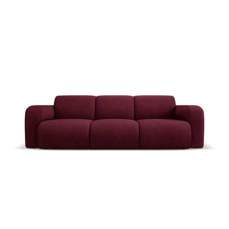 Molino 3-Sitzer Sofa mit Bezug aus Chenille (Reb10) in Bordeaux, 235x95 cm – Bild 1
