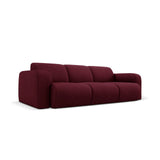 Molino 3-Sitzer Sofa mit Bezug aus Chenille (Reb10) in Bordeaux, 235x95 cm – Bild 3