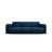 Molino 3-Sitzer Sofa mit Bezug aus Chenille (Reb12) in Königsblau, 235x95 cm – Bild 1
