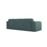 Molino 3-Sitzer Sofa mit Bezug aus Chenille (Reb13) in Sea Green, 235x95 cm – Bild 4