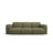 Molino 3-Sitzer Sofa mit Bezug aus Chenille (Reb18) in Light Green, 235x95 cm – Bild 1