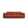 Molino 3-Sitzer Sofa mit Bezug aus Chenille (Reb20) in Orange, 235x95 cm – Bild 1