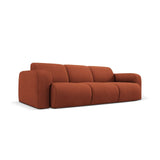 Molino 3-Sitzer Sofa mit Bezug aus Chenille (Reb20) in Orange, 235x95 cm – Bild 3