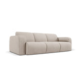 Molino 3-Sitzer Sofa mit Bezug aus Chenille (Reb25) in Beige, 235x95 cm – Bild 3