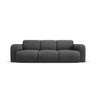 Molino 3-Sitzer Sofa mit Bezug aus Chenille (Reb3) in Dunkelgrau, 235x95 cm – Bild 1