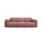 Molino 3-Sitzer Sofa mit Bezug aus Chenille (Reb7) in Rosa, 235x95 cm – Bild 1
