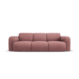 Molino 3-Sitzer Sofa mit Bezug aus Chenille (Reb7) in Rosa, 235x95 cm – Bild 1