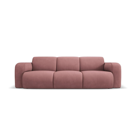 Molino 3-Sitzer Sofa mit Bezug aus Chenille (Reb7) in Rosa, 235x95 cm – Bild 1