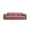 Molino 3-Sitzer Sofa mit Bezug aus Chenille (Reb7) in Rosa, 235x95 cm – Bild 1
