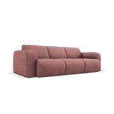 Molino 3-Sitzer Sofa mit Bezug aus Chenille (Reb7) in Rosa, 235x95 cm – Bild 3