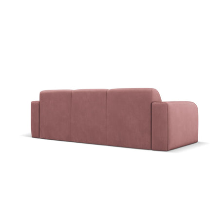 Molino 3-Sitzer Sofa mit Bezug aus Chenille (Reb7) in Rosa, 235x95 cm – Bild 4
