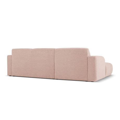Molino 4-Sitzer Ecksofa Links, mit Bezug aus Boucle (Bal2072) in Powder Pink, 250x170 cm – Bild 4