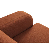 Molino 4-Sitzer Ecksofa Links, mit Bezug aus Boucle (Bal2078) in Braun, 250x170 cm – Bild 6