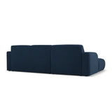 Molino 4-Sitzer Ecksofa Links, mit Bezug aus Boucle (Bal2088) in Dunkelblau, 250x170 cm – Bild 4