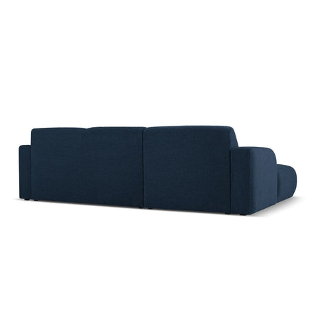 Molino 4-Sitzer Ecksofa Links, mit Bezug aus Boucle (Bal2088) in Dunkelblau, 250x170 cm – Bild 4