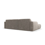 Molino 4-Sitzer Ecksofa Links, mit Bezug aus Chenille (Haga16) in Grau, 250x170 cm – Bild 5