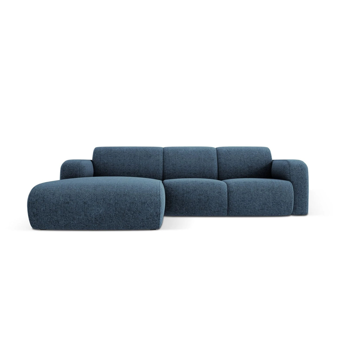 Molino 4-Sitzer Ecksofa Links, mit Bezug aus Chenille (Haga86) in Königsblau, 250x170 cm – Bild 1