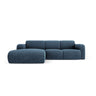 Molino 4-Sitzer Ecksofa Links, mit Bezug aus Chenille (Haga86) in Königsblau, 250x170 cm – Bild 1