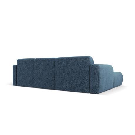 Molino 4-Sitzer Ecksofa Links, mit Bezug aus Chenille (Haga86) in Königsblau, 250x170 cm – Bild 5