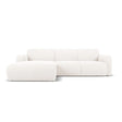 Molino 4-Sitzer Ecksofa Links, mit Bezug aus Chenille oder Boucle, 250x170 cm – Bild 1