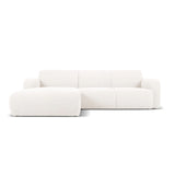 Molino 4-Sitzer Ecksofa Links, mit Bezug aus Chenille oder Boucle, 250x170 cm – Bild 1