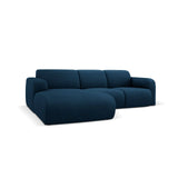 Molino 4-Sitzer Ecksofa Links, mit Bezug aus Chenille (Reb12) in Königsblau, 250x170 cm – Bild 3