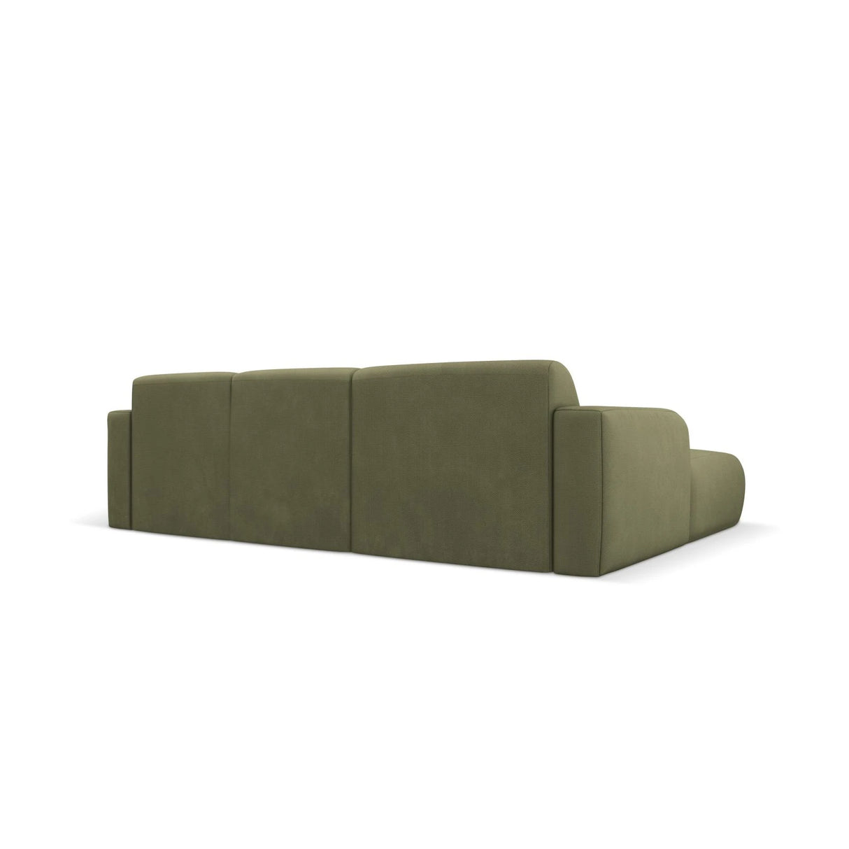 Molino 4-Sitzer Ecksofa Links, mit Bezug aus Chenille (Reb18) in Light Green, 250x170 cm – Bild 4